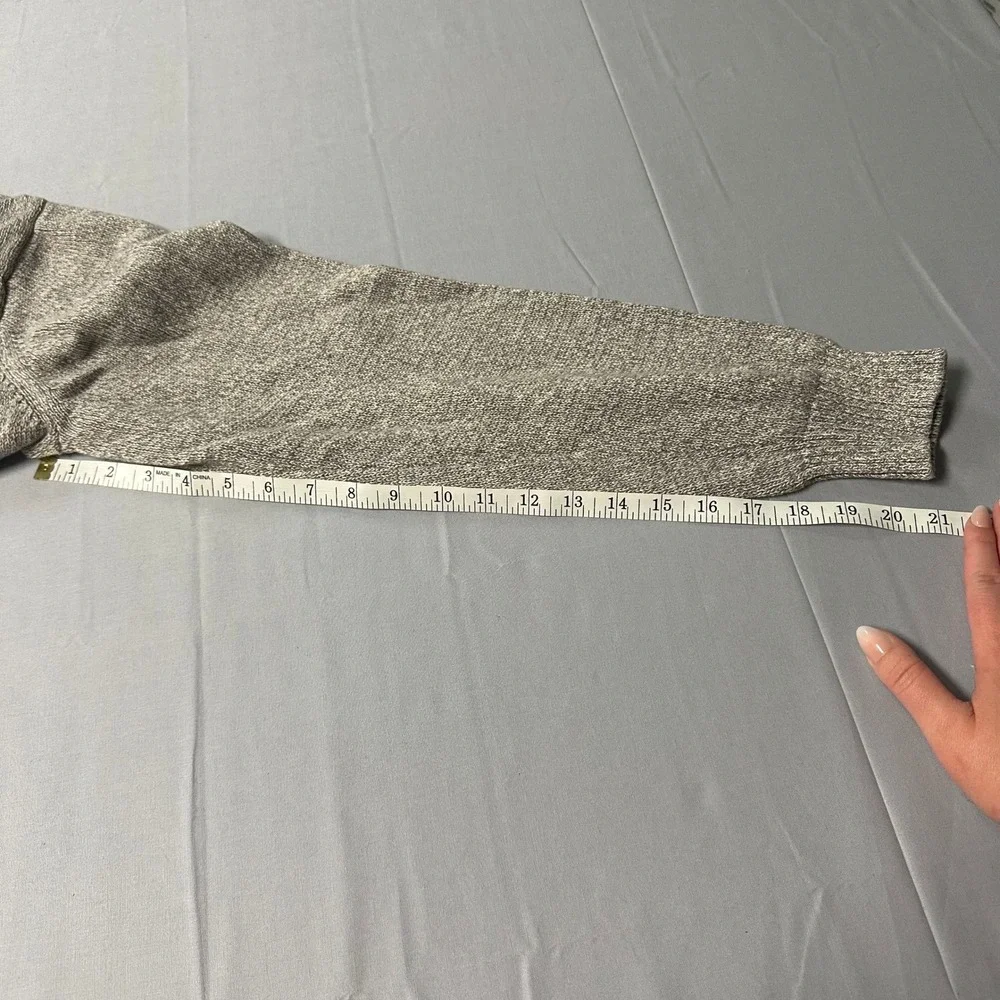 St Johns Bay‎ Mens Crewneck Sweater XXL Gray Marl Cotton Knit Pullover XXL